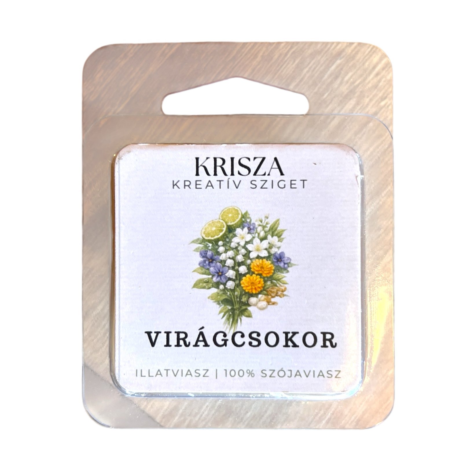 Virágcsokor tömb illatviasz | 30 g